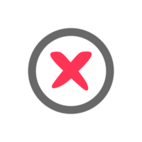 red cross icon for things that should not be done or forbidden png