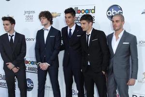 Las Vegas, 20 de mayo: The Wanted llega a los premios Billboard 2012 en el mgm Garden Arena el 20 de mayo de 2012 en Las Vegas, Nevada. foto