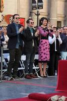 LOS ANGELES, DEC 8 - Orlando Bloom, Elijah Wood, Evangeline Lilly at the Peter Jackson Hollywood Walk of Fame Ceremony at the Dolby Theater on December 8, 2014 in Los Angeles, CA photo