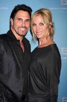 LOS ANGELES, MAR 10 - Don Diamont Cindy Ambuehl arrives at the Bold and Beautiful 25th Anniversary Party at the Perch Resturant on March 10, 2012 in Los Angeles, CA photo