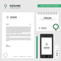 Search Business Letterhead Calendar 2019 and Mobile app design vector template