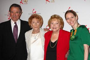 LOS ANGELES, MAR 26 - Eric Braeden, Jeanne Cooper, Lee Phillip Bell, Lauralee Bell attends the 40th Anniversary of the Young and the Restless Celebration at the CBS Television City on March 26, 2013 in Los Angeles, CA photo