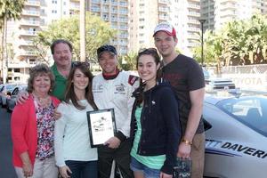 LOS ANGELES, APR 11 - Brett Davern, Family and Friends at the 2014 Pro Celeb Race Qualifying Day at Long Beach Grand Prix on April 11, 2014 in Long Beach, CA photo
