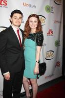 LOS ANGELES, APR 2 - Brett DelBuono, Jillian Clare at the 2014 Indie Series Awards at El Portal Theater on April 2, 2014 in North Hollywood, CA photo