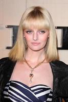 LOS ANGELES, OCT 26 - Lydia Hearst arriving at the Burberry Body Launch at Burberry on October 26, 2011 in Beverly Hills, CA photo