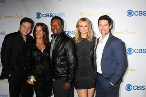 LOS ANGELES, MAY 18 - Harry Ford, Marcia Gay Harden, William Allen Young, Bonnie Sommerville, Ben Hollingsworth at the CBS Summer Soiree 2015 at the London Hotel on May 18, 2015 in West Hollywood, CA photo