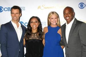 LOS ANGELES, MAY 18 - Cameron Mathison, Nischelle Turner, Nancy O Dell, Kevin Frazier at the CBS Summer Soiree 2015 at the London Hotel on May 18, 2015 in West Hollywood, CA photo