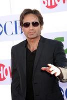 los angeles, 29 de julio - david duchovny llega a la fiesta tca de verano 2012 de cbs, cw y showtime en el estacionamiento adyacente del hotel beverly hilton el 29 de julio de 2012 en beverly hills, ca foto