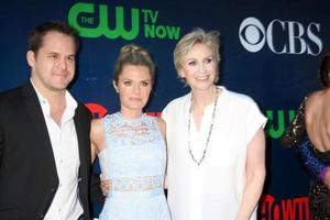 LOS ANGELES, AUG 10 - Kyle Bornheimer, Maggie Lawson, Jane Lynch at the CBS TCA Summer 2015 Party at the Pacific Design Center on August 10, 2015 in West Hollywood, CA photo