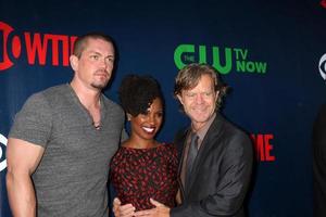 LOS ANGELES, AUG 10 - Steve Howey, Shanola Hampton, WIlliam H Macy at the CBS TCA Summer 2015 Party at the Pacific Design Center on August 10, 2015 in West Hollywood, CA photo