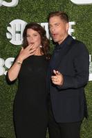 LOS ANGELES, AUG 10 - Marcia Gay Harden, Rob Lowe at the CBS, CW, Showtime Summer 2016 TCA Party at the Pacific Design Center on August 10, 2016 in West Hollywood, CA photo