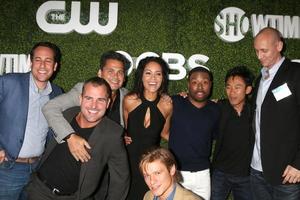 LOS ANGELES, AUG 10 - Guest, George Eads, Tristin Mays, Lucas Till, Justin Hires, James Wan at the CBS, CW, Showtime Summer 2016 TCA Party at the Pacific Design Center on August 10, 2016 in West Hollywood, CA photo