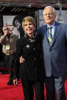 LOS ANGELES, APR 12 - Barbara Rush, Robert Osborne arrives at the TCM 40th Anniv of Cabaret at Graumans Chinese Theater on April 12, 2012 in Los Angeles, CA photo