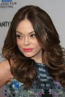LOS ANGELES, APR 12 - Rose McGowan arrives at the TCM 40th Anniv of Cabaret at Graumans Chinese Theater on April 12, 2012 in Los Angeles, CA photo
