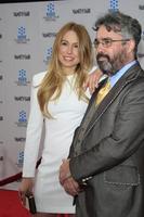 LOS ANGELES, APR 12 - Sarah Carter, Brian Doherty arrives at the TCM 40th Anniv of Cabaret at Graumans Chinese Theater on April 12, 2012 in Los Angeles, CA photo