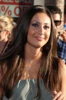 LOS ANGELES, JUL 19 - Francia Raisa arriving at the Captain America - The First Avenger Premiere at El Capitan Theater on July 19, 2011 in Los Angeles, CA photo