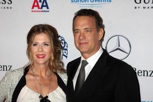 LOS ANGELES, OCT 23 - Rita Wilson, Tom Hanks arrives at the 2010 Carousel of Hope Ball at Beverly HIlton Hotel on October 23, 2010 in Beverly Hills, CA photo