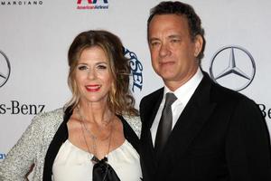 LOS ANGELES, OCT 23 - Rita Wilson, Tom Hanks arrives at the 2010 Carousel of Hope Ball at Beverly HIlton Hotel on October 23, 2010 in Beverly Hills, CA photo