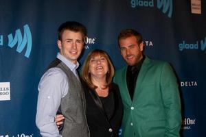 LOS ANGELES, APR 20 - Chris Evans, Scott Evans arrives at the 2013 GLAAD Media Awards at the JW Marriott on April 20, 2013 in Los Angeles, CA photo