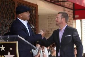 LOS ANGELES, MAR 5 - LL Cool J, James Todd Smith, Chris O Donnell at the Chris O Donnell Hollywood Walk of Fame Star Ceremony at the Hollywood Blvd on March 5, 2015 in Los Angeles, CA photo