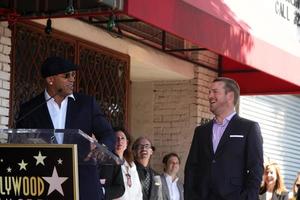 LOS ANGELES, MAR 5 - LL Cool J, James Todd Smith, Chris O Donnell at the Chris O Donnell Hollywood Walk of Fame Star Ceremony at the Hollywood Blvd on March 5, 2015 in Los Angeles, CA photo