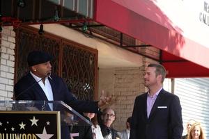 LOS ANGELES, MAR 5 - LL Cool J, James Todd Smith, Chris O Donnell at the Chris O Donnell Hollywood Walk of Fame Star Ceremony at the Hollywood Blvd on March 5, 2015 in Los Angeles, CA photo