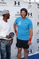 LOS ANGELES, SEP 4 - Chris Paul, Clayton Kershaw at the Ping Pong 4 Purpose Charity Event at Dodger Stadium on September 4, 2014 in Los Angeles, CA photo