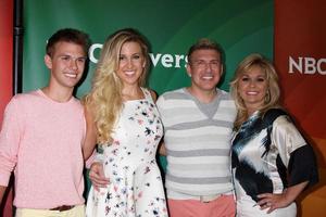 LOS ANGELES, JUL 14 - Chase Chrisley, Savannah Chrisley, Todd Chrisley, Julie Chrisley at the NBCUniversal July 2014 TCA at Beverly Hilton on July 14, 2014 in Beverly Hills, CA photo