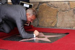 LOS ANGELES, DEC 1 - Christoph Waltz at the Christoph Waltz Hollywood Walk of Fame Star Ceremony at the Hollywood Boulevard on December 1, 2014 in Los Angeles, CA photo