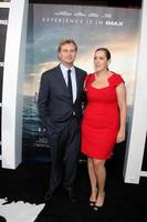 LOS ANGELES, OCT 26 - Christopher Nolan, Emma Thomas at the Interstellar Premiere at the TCL Chinese Theater on October 26, 2014 in Los Angeles, CA photo