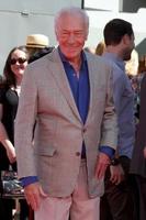 LOS ANGELES, MAR 27 - Christopher Plummer at the Christopher Plummer Hand and Foot Print Ceremony at the TCL Chinese Theater on March 27, 2015 in Los Angeles, CA photo