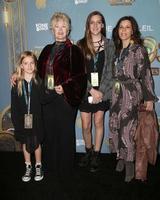 LOS ANGELES, DEC 09 - Connie Stevens, Tricia Leigh Fisher at the Cirque Du Soleil s Kurios, Cabinet Of Curiosities at the Dodger Stadium on December 09, 2015 in Los Angeles, CA photo