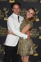 LOS ANGELES, FEB 24 - Lachlan Buchanan, Hunter King at the Daytime Emmy Creative Arts Awards 2015 at the Universal Hilton Hotel on April 24, 2015 in Los Angeles, CA photo