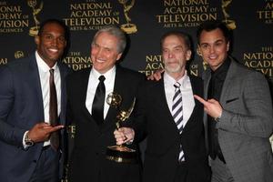 LOS ANGELES, FEB 24 - Lawrence Saint-Victor, Gordon Sweeney, unknown, Outstanding Technical Team, Bold and Beautiful, Darin Brooks at the Daytime Emmy Creative Arts Awards 2015 at the Universal Hilton Hotel on April 24, 2015 in Los Angeles, CA