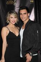 LOS ANGELES, APR 27 - Linsey Godfrey, Marco James Marquez at the 2016 Daytime EMMY Awards Nominees Reception at the Hollywood Museum on April 27, 2016 in Los Angeles, CA photo