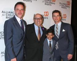 LOS ANGELES, APR 7 - Tim DeKay, Willie Garson, Nathen Garson, Matt Bomer at the Alliance for Children s Rights 22st Annual Dinner at Beverly Hilton Hotel on April 7, 2014 in Beverly Hills, CA photo