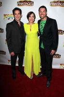 LOS ANGELES, JUN 4 - Andy Blankenbueler, Diana DeGarmo, Ace Young at the Joseph And The Amazing Technicolor Dreamcoat Opening at Pantages Theater on June 4, 2014 in Los Angeles, CA photo