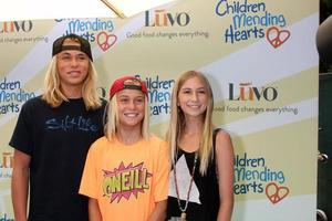 LOS ANGELES, JUN 14 - Ryder DeVoe, Fisher DeVoe, Jaysea DeVoe at the Children Mending Hearts 6th Annual Fundraiser at Private Estate on June 14, 2014 in Beverly Hills, CA photo