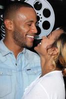 LOS ANGELES, AUG 2 - DeVon Franklin, Meagan Good at the Staying Power - Building Legacy and Longevity in Hollywood at Montalban Theater on September 2, 2014 in Los Angeles, CA photo