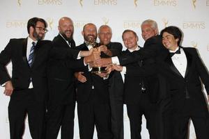 LOS ANGELES, AUG 16 - Deadliest Catch, Cinematraphy for a Reality Program at the 2014 Creative Emmy Awards, Press Room at Nokia Theater on August 16, 2014 in Los Angeles, CA photo