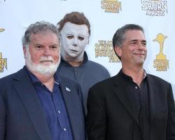 LOS ANGELES, JUN 26 - Dean Cundey, Malek Akkad at the 40th Saturn Awards at the The Castaways on June 26, 2014 in Burbank, CA photo