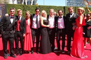 LOS ANGELES, AUG 16 - Deadliest Catch, Sig Hansen, Johnathan Hillstrand at the 2014 Creative Emmy Awards, Arrivals at Nokia Theater on August 16, 2014 in Los Angeles, CA photo