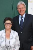 LOS ANGELES, JUL 8 - Debbie Macomber, Bruce Boxleitner at the Crown Media Networks July 2014 TCA Party at the Private Estate on July 8, 2014 in Beverly Hills, CA photo