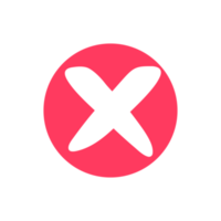 red cross icon for things that should not be done or forbidden png