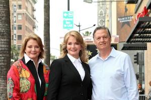 LOS ANGELES, MAY 19 - Andrea Hall Gengler, Deidre Hall, Bill Hall at the Deidre Hall Hollywood Walk of Fame Ceremony at Hollywood Blvd on May 19, 2016 in Los Angeles, CA photo