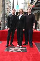 LOS ANGELES, MAY 19 - David Atticus Sohmer, Deidre Hall, Tully Chapin Sohmer at the Deidre Hall Hollywood Walk of Fame Ceremony at Hollywood Blvd on May 19, 2016 in Los Angeles, CA photo