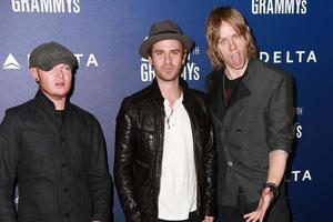 LOS ANGELES, FEB 5 - Rick Woolstenhulme, Jr , Jason Wade, Bryce Soderberg, Lifehouse at the Delta Air Lines Toasts 2015 GRAMMYs at a SOHO House on February 5, 2015 in West Hollywood, CA photo