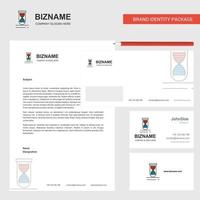 DNA Business Letterhead Envelope and visiting Card Design vector template