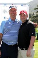 LOS ANGELES, APR 14 - Dennis Wagner, Tim Curren at the Jack Wagner Anuual Golf Tournament benefitting LLS at Lakeside Golf Course on April 14, 2014 in Burbank, CA photo