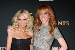 LOS ANGELES, JUL 24 - Kristin Chenoweth, Kathy Griffin at the Descendants Premiere Screening at the Walt Disney Studios on July 24, 2015 in Burbank, CA photo